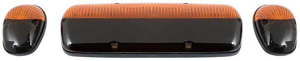 1973-91 Chevy, GMC Pickup, Blazer, Jimmy, Suburban; Cab Roof Light Set; Amber; 3 Lamp Set