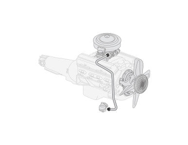 The Right Stuff 1981-86 Chevrolet Suburban w/350cu, Pre-Bent OE Steel Fuel Pump to Carb Line - (TPC3673)