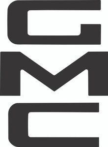 Trim Parts 1967-87 Chevy Stepside "GMC" Letter set - Black - (TPG-9105)
