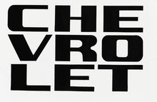 Trim Parts 1958-59 Chevy Grille Letter Set - Black - (TPG-9108)