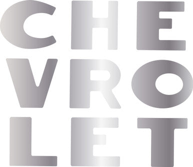 Trim Parts 1947-53 Chevy Step Side "Chevrolet" Letter set - Chrome - (TPG-9112)