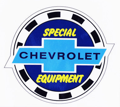 Trim Parts 1947-87 Chevy "Special Equipment" Decal - 3" - (TPG-9128)