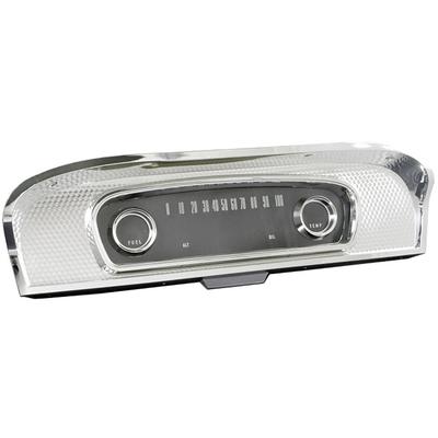 1965-66 Ford Truck; Instrument Cluster Bezel And Lens; Custom Cab