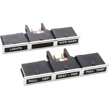 1974-77 Bronco; Dash Control Light Set; With Hazard
