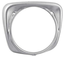 1961-66 Ford F-Series Truck; Headlamp Door/Trim Ring/Bezel; LH; Plain Steel