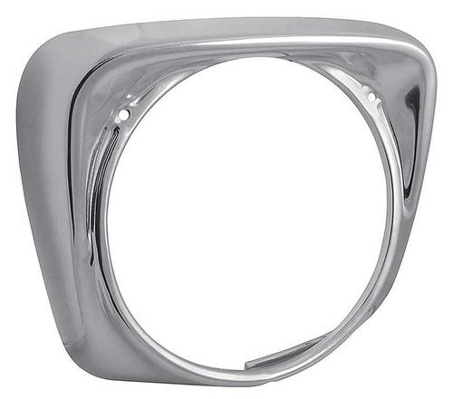 1961-66 Ford F100,F250,F350; Headlight Door; Polished Aluminum; RH Passenger Side