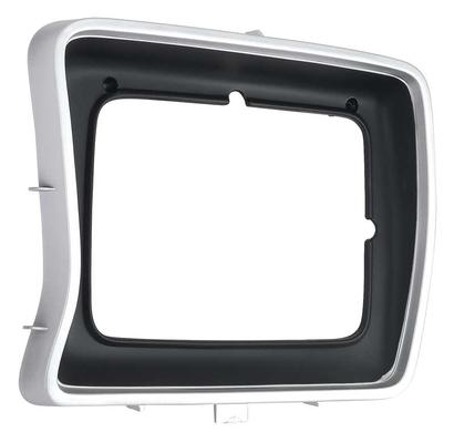 1978-79 Ford F-Series Truck / Bronco; Headlamp Bezel; F-150/F-250/F-350; Rectangular; Argent Silver With Dark Accent Paint; LH