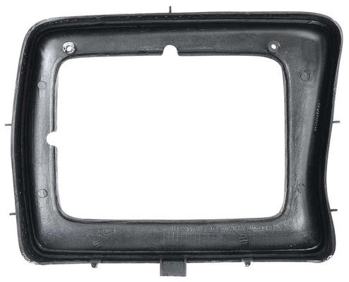 1978-79 Ford F-Series Truck / Bronco; Headlamp Bezel; F-150/F-250/F-350; Rectangular; Argent Silver With Dark Accent Paint; LH