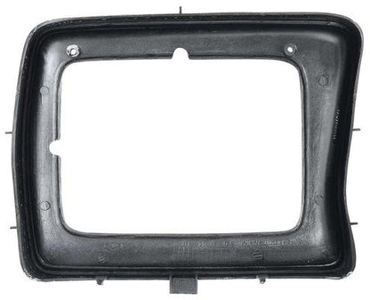 1978-79 Ford F-Series Truck / Bronco; Headlamp Bezel; F-150/F-250/F-350; Rectangular; Argent Silver With Dark Accent Paint; LH