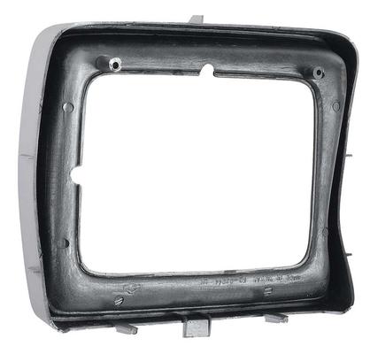 1978-79 Ford F-Series Truck / Bronco; Headlamp Bezel; F-150/F-250/F-350; Rectangular; Argent Silver With Dark Accent Paint; LH