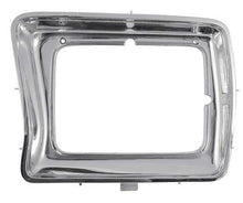 1978-79 Ford F-Series Truck/Bronco; Rectangular Headlight Door; Chrome; LH Driver Side