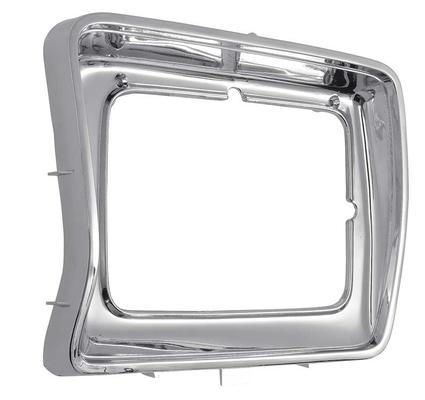 1978-79 Ford F-Series Truck/Bronco; Rectangular Headlight Door; Chrome; LH Driver Side