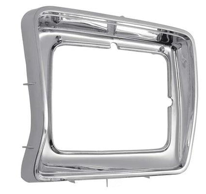 1978-79 Ford F-Series Truck/Bronco; Rectangular Headlight Door; Chrome; LH Driver Side