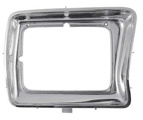 1978-79 Ford F-Series Truck/Bronco; Rectangular Headlight Door; Chrome; RH Passenger Side