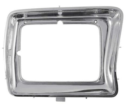 1978-79 Ford F-Series Truck/Bronco; Rectangular Headlight Door; Chrome; RH Passenger Side