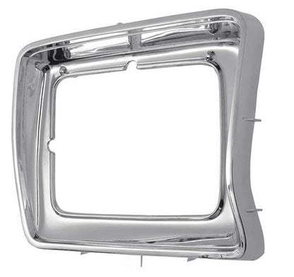 1978-79 Ford F-Series Truck/Bronco; Rectangular Headlight Door; Chrome; RH Passenger Side