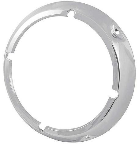 1971-77 Ford Bronco; Headlamp Door/Trim Ring/Bezel; LH Or RH; Chrome