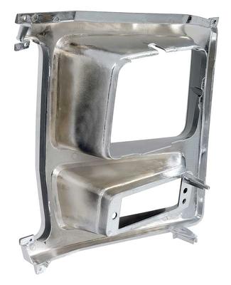 1980-86 Ford F-Series Truck/Bronco; Headlamp Bezel; RH; Chrome / Dark Argent