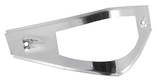 1953-54 Ford F100. F250, F350 Truck; Park Lamp Door Trim Ring; LH Or RH; Stainless Steel