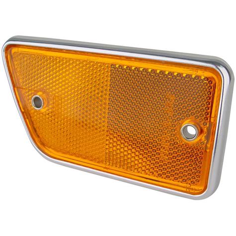1968-69 Ford Bronco, 1969 Econoline; Fender Reflector; Type 7; RH; Amber