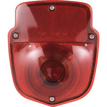 1948-66 Ford F-Series Truck; Shield-Style Tail Lamp Assembly; Chrome; Plain Lens; F1 / F-100; RH, passenger Side