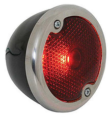 1933-52 Ford Car, Truck; Tail Lamp Assembly; Duolamp Style; 6 volt; Black; RH Passenger Side