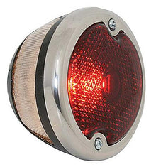 1933-52 Ford Car, Truck; Tail Lamp Assembly; Duolamp Style; 6 volt; Black; LH Driver Side
