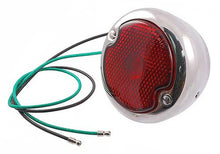 1933-52 Ford Car, Truck; Tail Lamp Assembly; Duolamp Style 12 Volt; Stainless; RH Passenger Side