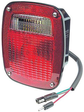 1953-76 Ford F-Series Flareside; Tail Lamp Assembly; 2-Prong; RH/LH