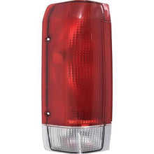 1987-89 Ford F150, F250, F350, Bronco; Tail Lamp Lens; LH Driver Side