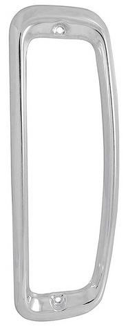 1964-66 Ford F-Series Truck/1966-77 Bronco; Tail Lamp Bezel; Anodized Aluminum; RH