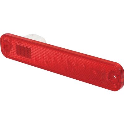 1973-79 Ford Pickup Truck,1978-79 Bronco; Rear Side Marker Lamp; LH or RH; Red; with Ford Script