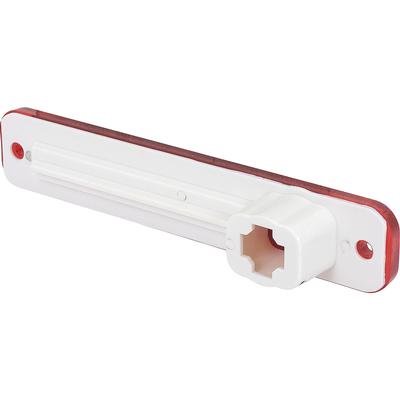 1973-79 Ford Pickup Truck,1978-79 Bronco; Rear Side Marker Lamp; LH or RH; Red; with Ford Script
