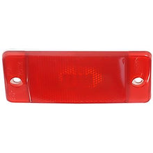 1970-77 Ford Bronco/1970-72 F-Series Truck/Econoline; Side Marker Lamp; Rear; LH Or RH; Red; With Ford Script