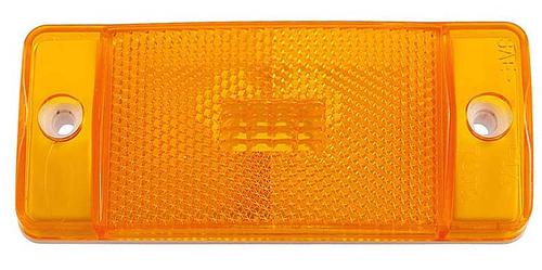 1970-77 Ford Bronco, 1970-72 F-Series Truck, Econoline; Amber Front Side Marker Lamp; LH or RH; Amber; with Ford Script;