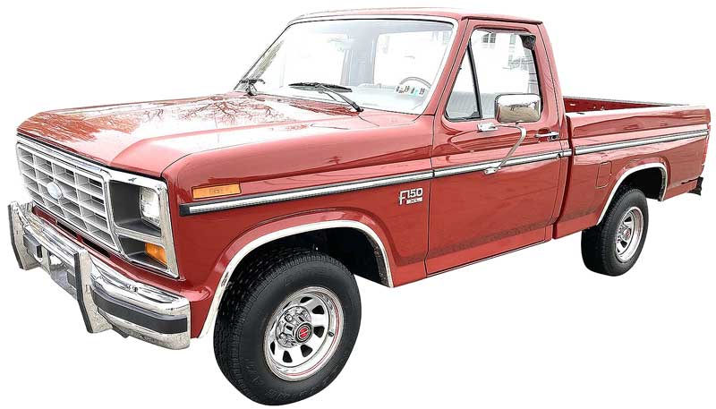 TR16038F - 1980-86 Ford F-100, F-250, F-350, Bronco; Front Wheel Opening Molding; LH Drivers Side