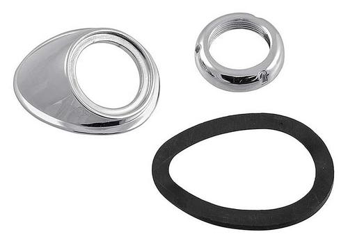 1966-77 Ford Bronco; Antenna Base Dress Up Kit; Chrome