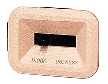 1980-81 F-Series Truck / Bronco Door Lock Remote Control Assembly - RH/Fawn - F-100 / F-150 / F-250