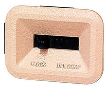 1980-81 F-Series Truck / Bronco Door Lock Remote Control Assembly - LH/Fawn - F-100 / F-150 / F-250