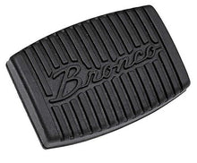 1966-89 Bronco; Manual Transmission; Clutch Or Brake Pedal Pad; "Bronco" Script Logo
