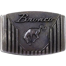 1966-79 Ford  Bronco; Brake Or Clutch Pedal Pad; "Bronco" Script With Bucking Horse; Manual Transmission