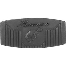 1966-79 Ford  Bronco; Brake Or Clutch Pedal Pad; "Bronco" Script With Bucking Horse; Automatic Transmission