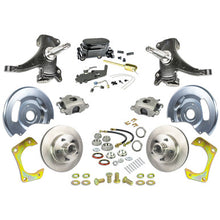 The Right Stuff 1960-1962 GM Truck &amp; Suburban, 2" Drop, Manual Front Disc Brake Kit, Black Upper - (TSD6015DY)