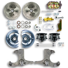 The Right Stuff 63-70 Chevrolet/GMC Truck &amp; Suburban, Manual Front Disc Brake Kit Blk Calipers - (TSD6316B)