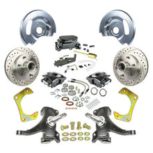 The Right Stuff 63-70 GM Truck &amp; Sub, 2" Drop Std Front Disc Brake Kit, Blk Calipers Blk Upper - (TSD6316DBY)