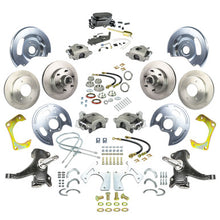 The Right Stuff 63-70 GM Truck &amp; Suburban, 2" Drop, Manual 4-Wheel Disc Brake Kit, Black Upper - (TSD6346DY)