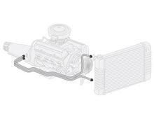 The Right Stuff 1988-94 Chevrolet K1500 Truck, Pre-Bent Stainless Steel Transmission Cooler Line - (TTC9103S)