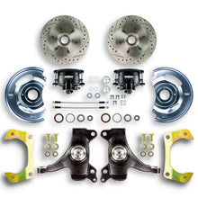 The Right Stuff 60-62 GM Truck/Sub, 2WD, 2" Drop At The Wheel Disc Brake Blk Calipers 6x5.5 - (TWK6016DB)