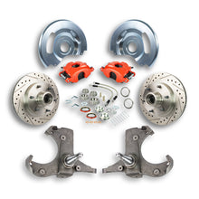 The Right Stuff 60-62 GM Truck/Suburban, 2WD, "At The Wheel" Disc Brake Kit Red Calipers 6x5.5 - (TWK6016Z)