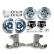 The Right Stuff 1963-1970 GM Truck/Suburban, 2WD, 2" At The Wheel Disc Brake kit Blk Calipers - (TWK6315B)